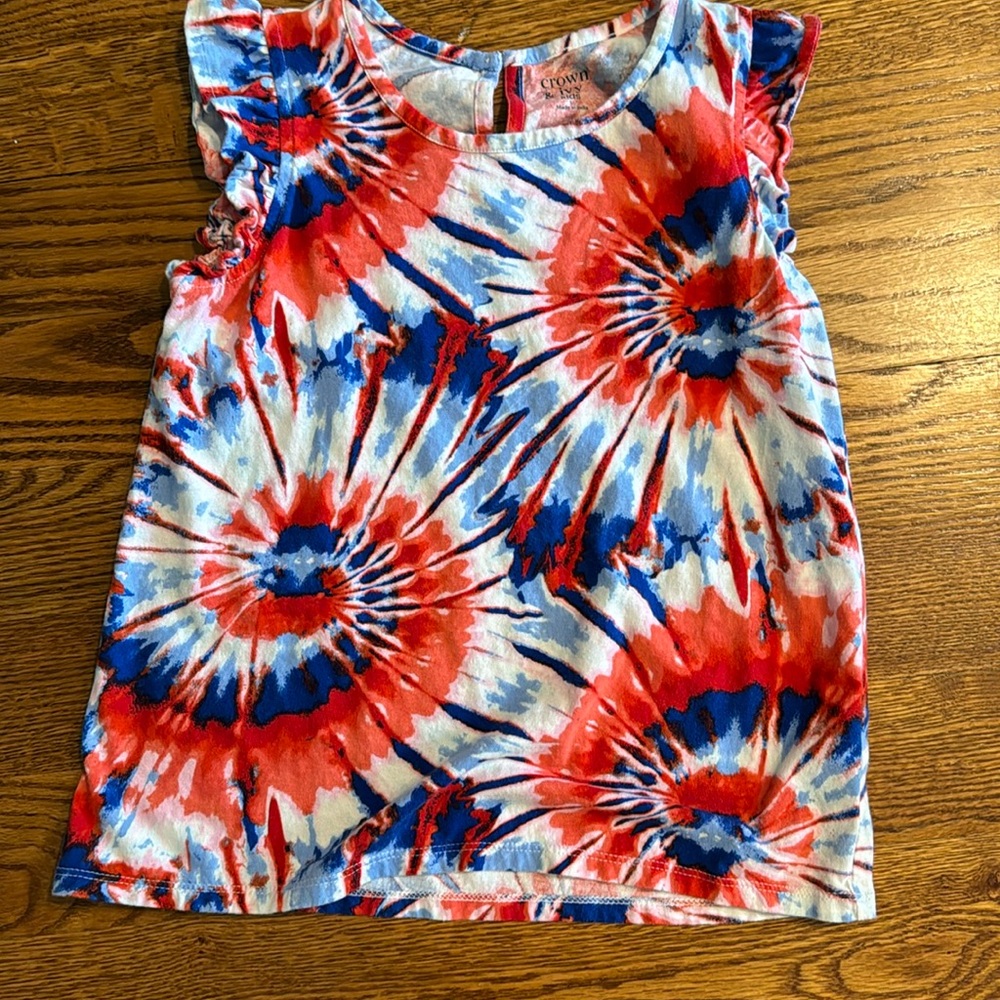 Cute girls ruffle top by Crown and Ivy